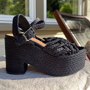 Castañer Woven Platform Sandals